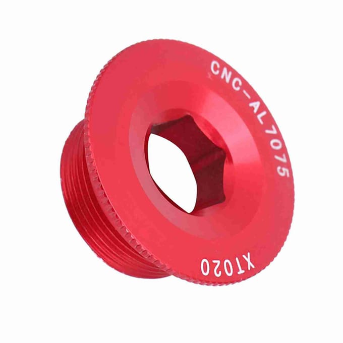 Krukasbout voor Mountain Racefiets Bracket Dop M20*10 Crankstel Schroef BB As Schroeven Rood gray