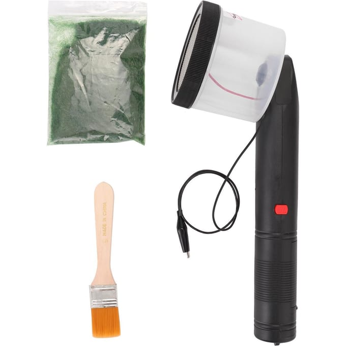 ABS Mini Statische Grasvlokken Applicator voor DIY Scenic Modelling Zandtafel veelkleurig