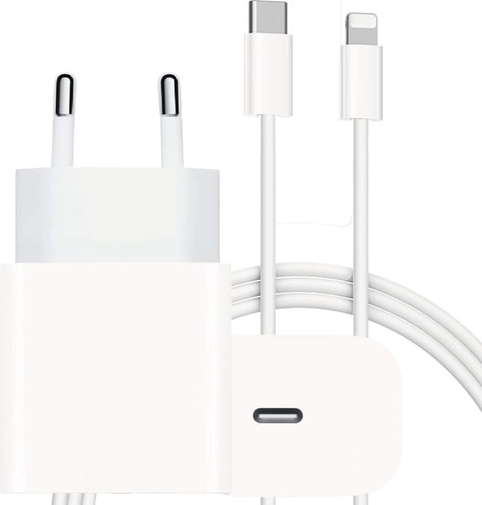 USB C Oplader met 2 Meter Lange USB C Kabel - Snellader - Lader Stekker Kabels