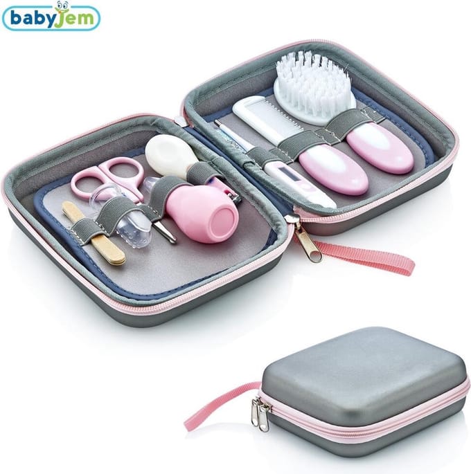 Babyjem 9-delige verzorgingsset - Roze
