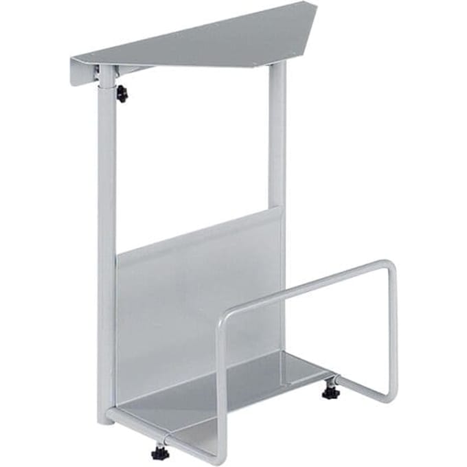 CPU-houder ALICANTE, aluminium zilver
