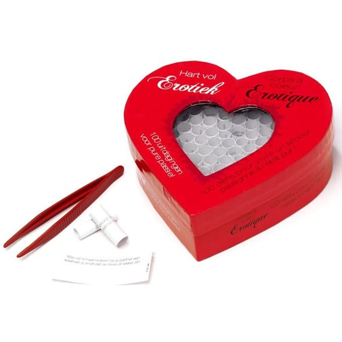 Tease & Please Hart Vol Erotiek - Rood - Erotisch Bordspel