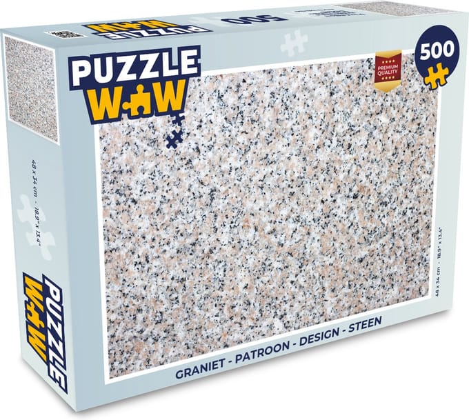 Puzzel Graniet - Structuren - Design - Steen - Legpuzzel - Puzzel 500 stukjes