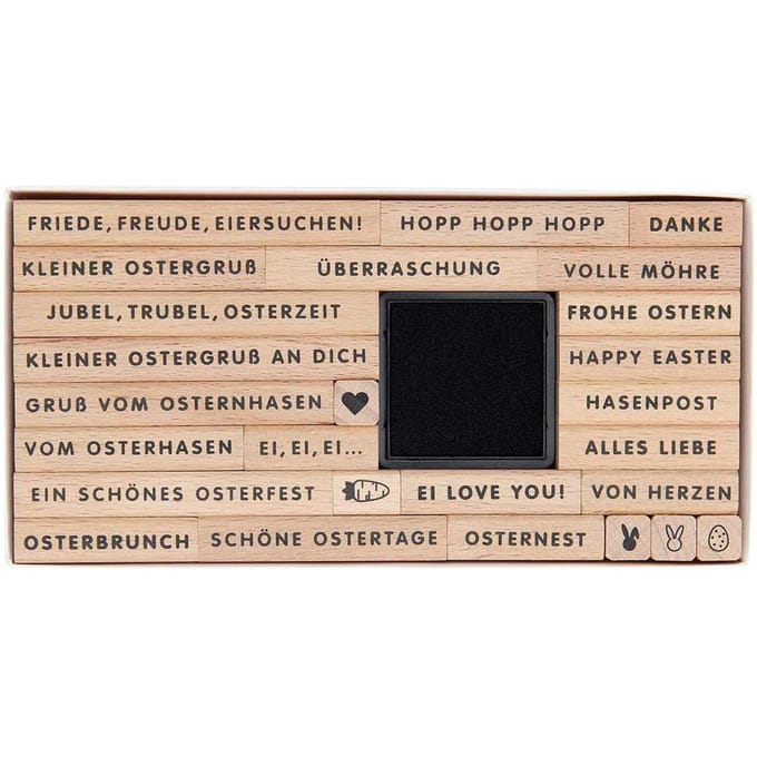 XL Stempel set "Vrolijk Pasen"