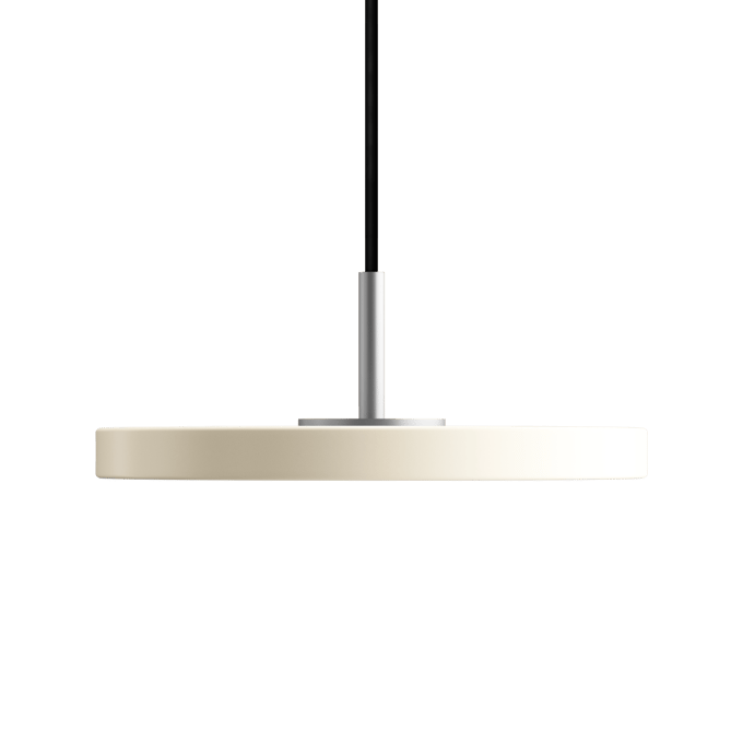 UMAGE Hanglamp Asteria Micro V2 - pearl - Steel Top