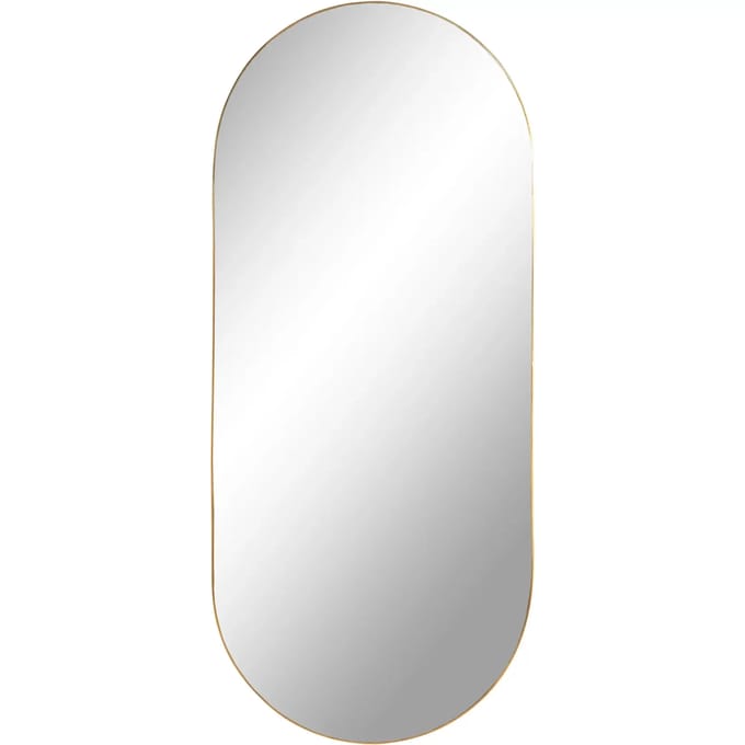 Ovale stalen spiegel House Nordic Jersey