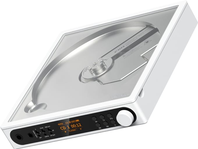 FiiO DM15 R2R - Portable CD Player - 24-Bit R2R DAC - Bluetooth - White