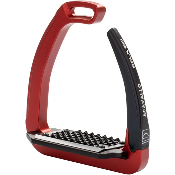 Acavallo Rel-x 180 Stijgbeugels Zwart 12 cm