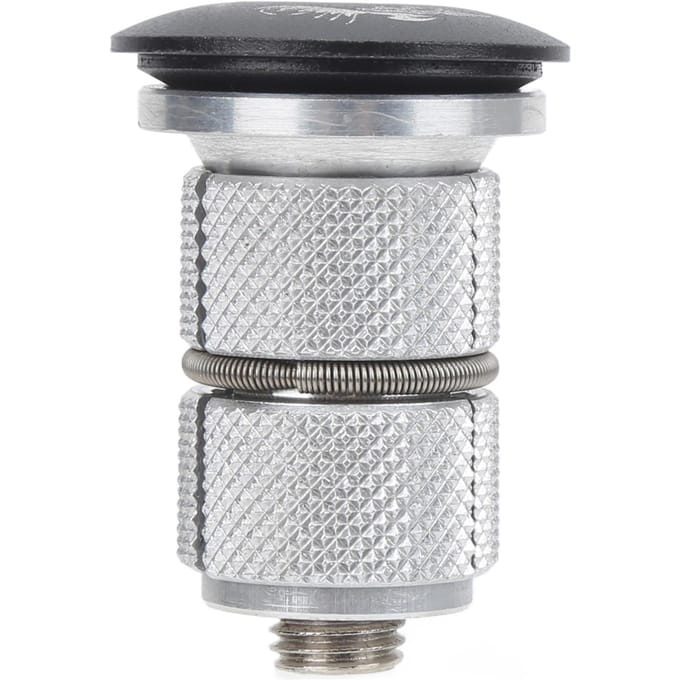 Fietsvork Balhoofd Lichtgewicht Aluminiumlegering Fiets Balhoofd Expander Plug met Stuurpen Deksel Schroef voor Mountainbike Racefiets gray
