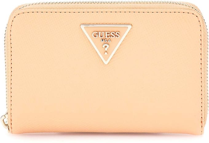 GUESS Portemonnee Laurel SLG Medium Zip Around Wallet Apricot Abrikoos