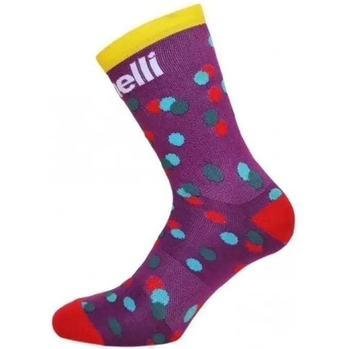 Cinelli Caleido Dots Sokken Paars EU 36-38 Man