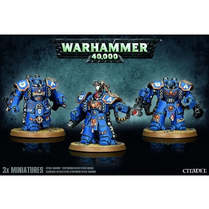 Set van 5 figuurtjes Games Workshop Warhammer 40k - Space Marine Devastator Centurion Squad