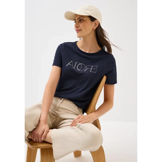 Shirt met opschrift Burnout