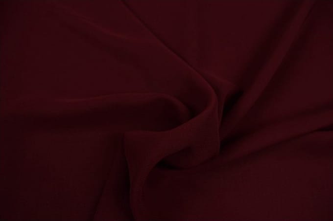 Chiffon stof - Bordeaux rood - 1 meter - Per meter - 150cm breed