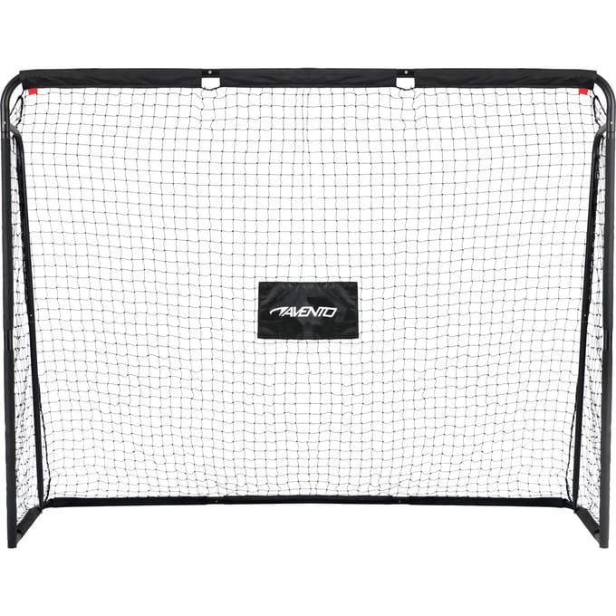 Avento Voetbaldoel met Targetscherm - Staal - ca. 220 x 76 x 170 cm