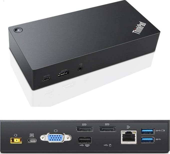 Lenovo ThinkPad USB-C 90W - Docking Station Laptop- Zwart