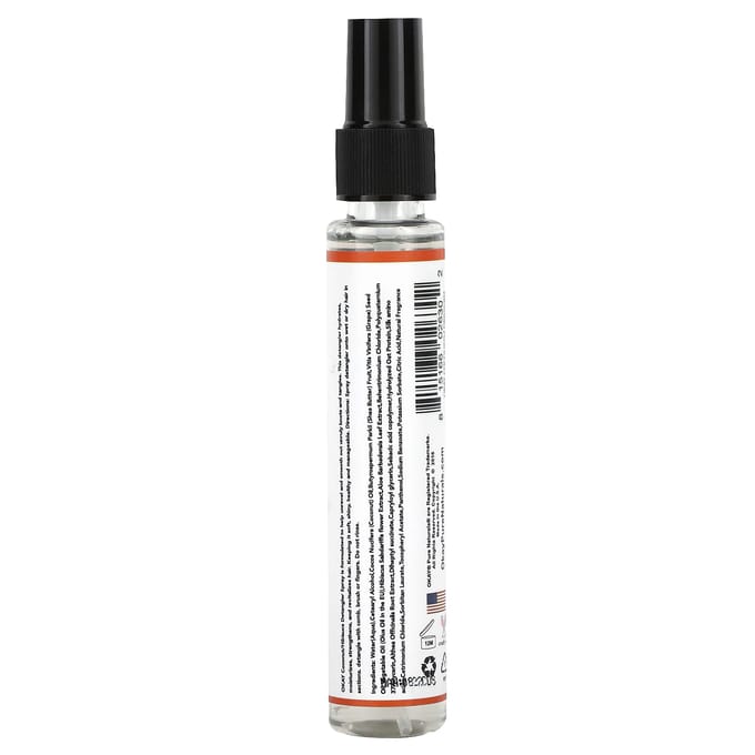 Okay Pure Naturals, Spray démêlant, noix de coco et hibiscus, 2 fl oz (59 ml) black