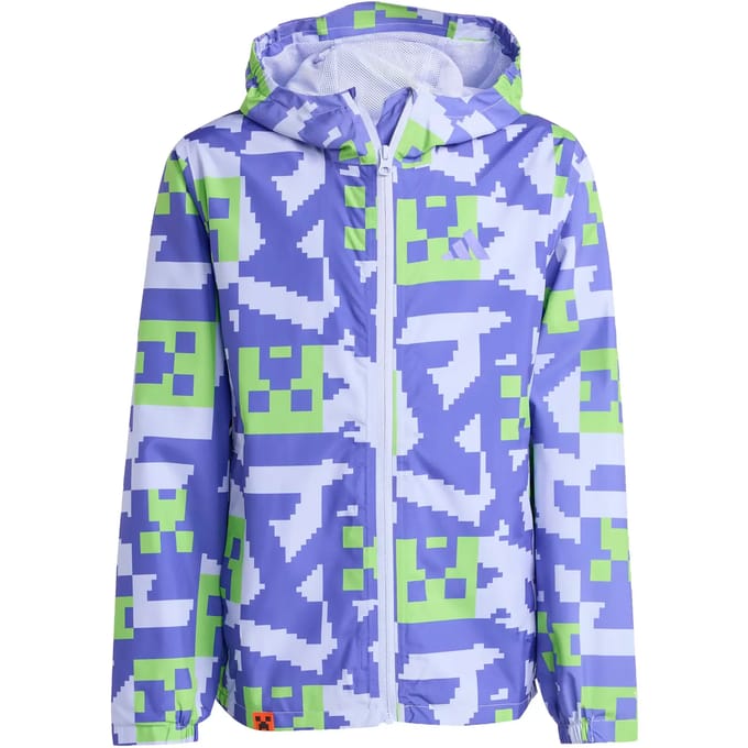 Kinderwandeljas adidas Adidas Minecraft Terrex 2 Layer Climaproof Rain Jacket