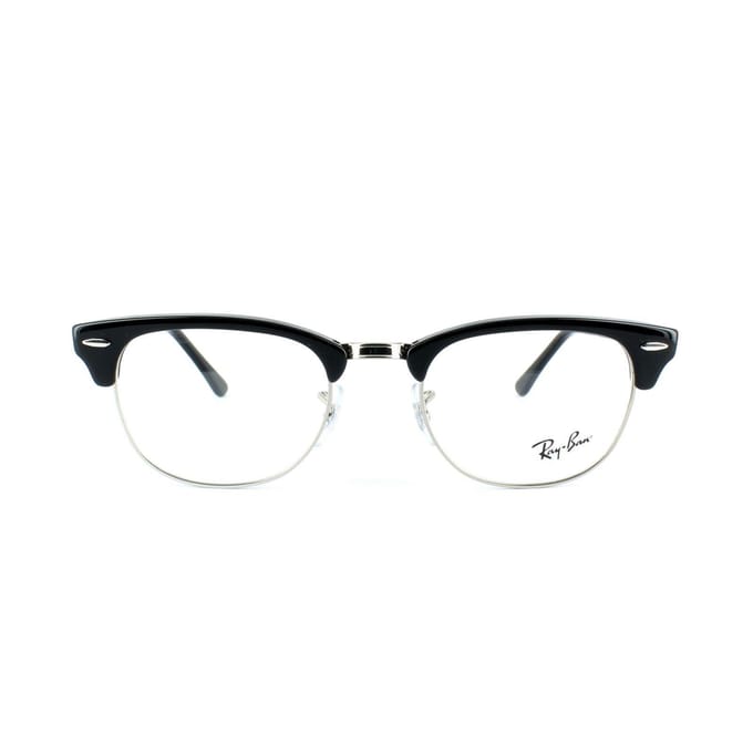 Ray-Banbril 5154 Clubmaster 2000 Glanzend zwart 49 mm