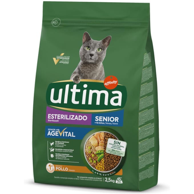 Ultima Sterilized Senior Kip - Dubbelpak: 2 x 2,5 kg