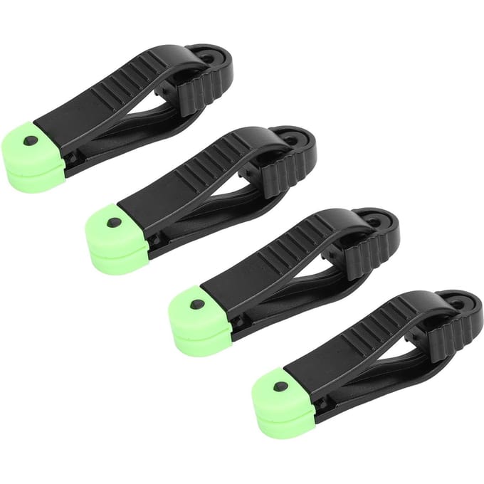 4 stuks Downrigger Release Clip Vislijn Release Clip voor Visplaner Board Gewicht Kite black