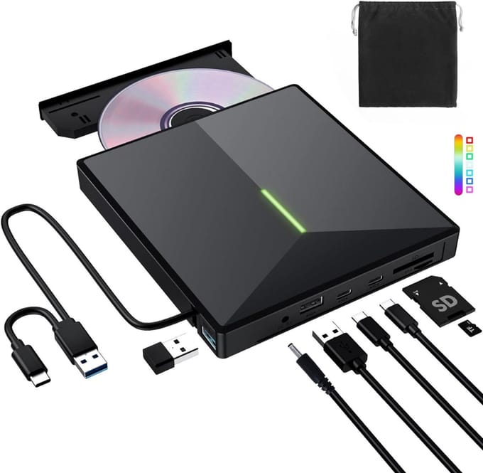White-Label® Auto DVD Speler – Draagbare DVD Speler – Portable DVD Player