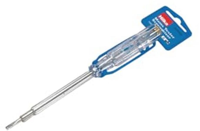 Grote net tester schroevendraaier voor 220-250 volt
