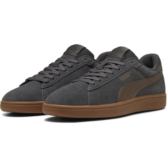 PUMA PUMA Smash 3.0 Unisex Sneakers - Dusky Gray-Flat Bronze-Gum