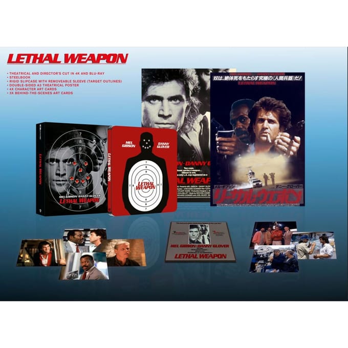 Lethal Weapon - Collector's Edition - Steelbook - 4K Ultra HD + Blu-ray - Import