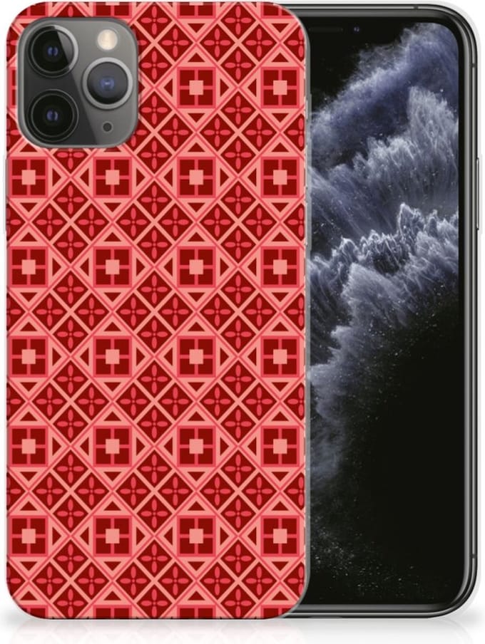 Apple iPhone 11 Pro TPU bumper Batik Rood