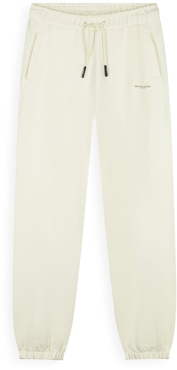 Ballin Amsterdam - Jongens Regular fit Pants Sweat - Ecru - Maat 6