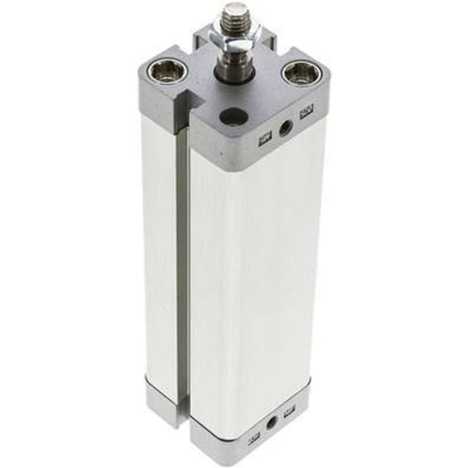 ISO 21287 Compacte Dubbelwerkende Cilinder 25-100mm - Magnetisch - Mannelijke Stang