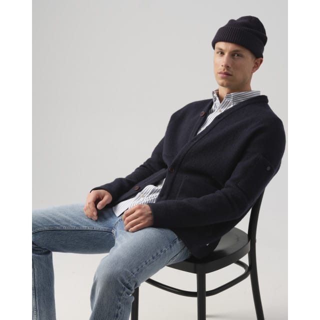 J.C. RAGS Vest Heren Donkerblauw