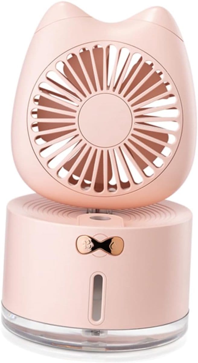 VHV - Campingventilator - campingventilator met lamp - USB oplaadbaar, met LED verlichting - voor camping, tent, caravan