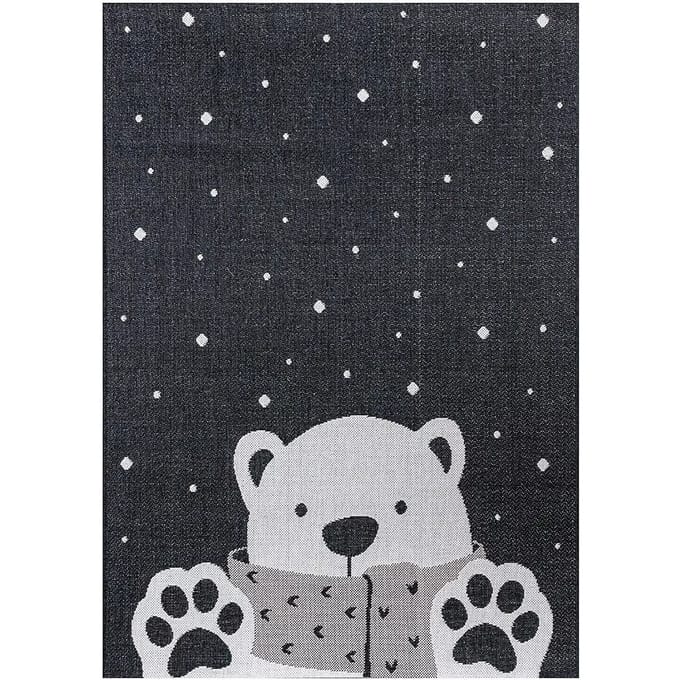 Opbergmand Yellow Tipi White Bear