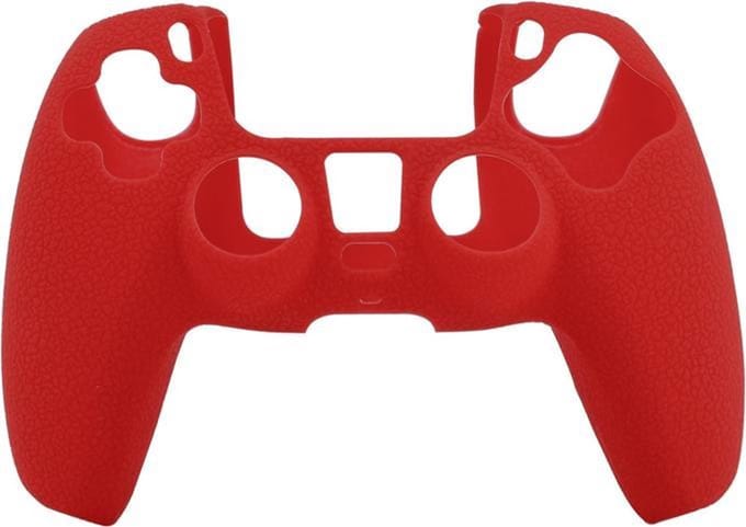 Silicone Hoes / Skin voor Playstation 5 - PS5 Controller Rood