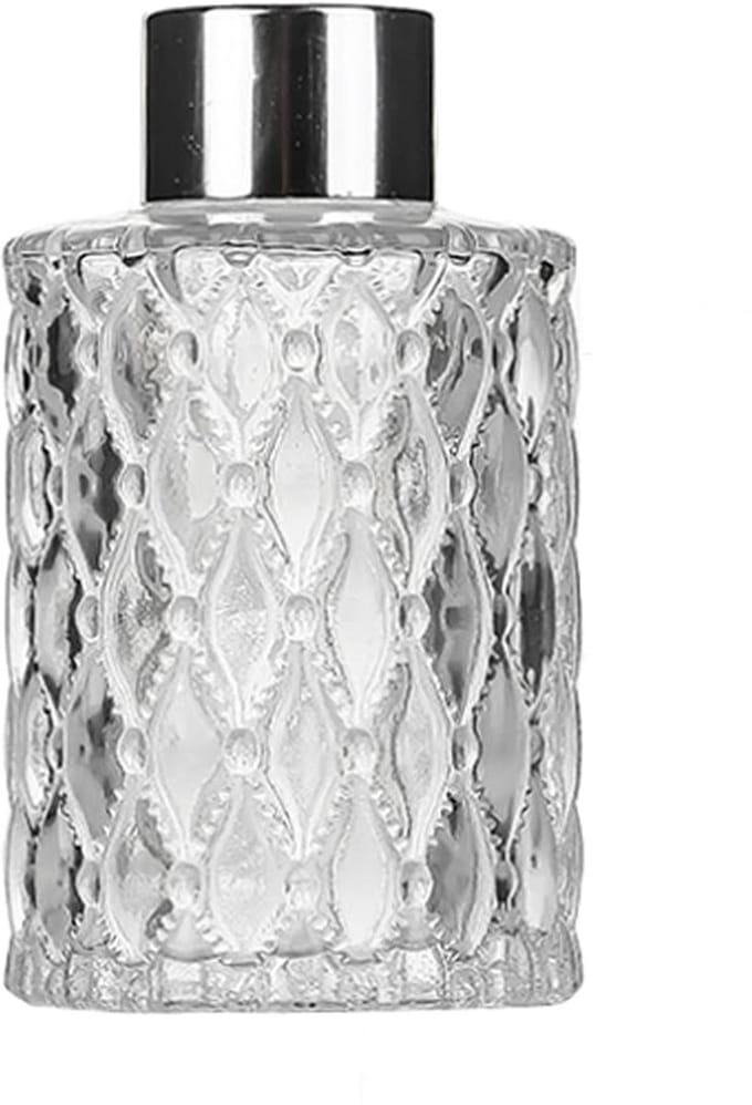 Dailygoods- Diffuserfles 150ml - Glazen Aromatherapie Pot - DIY Vervangset - Geur Accessoires - Stevige Bodem - Kristalhelder Design - Geurverspreider