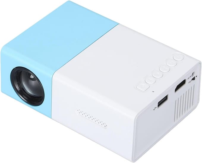 Draagbare Full HD 1080P Mini Projector voor Buitenfilms en Thuisbioscoop, Compatibel met HDMI, USB en Smartphone