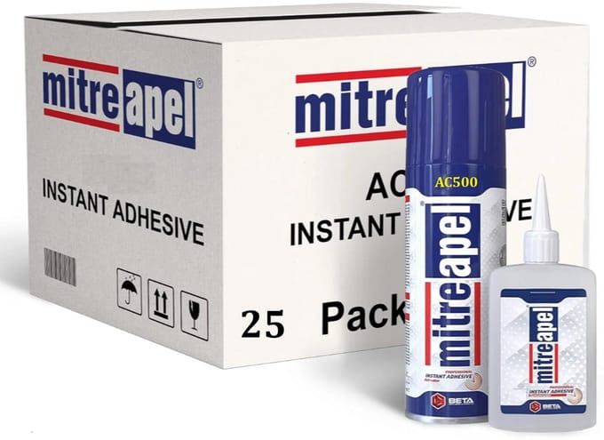 25 Stuks – Secondelijm Set met Activator – 500ml | Twee-componentenlijm | Super Glue Instant Adhesive | Volledige Doos