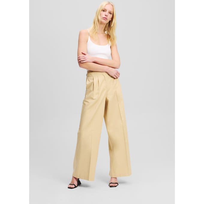Karl Lagerfeld Everyday Pants Nomad Größe: 44 | Ausgestellte Hosen Outlet | Damen