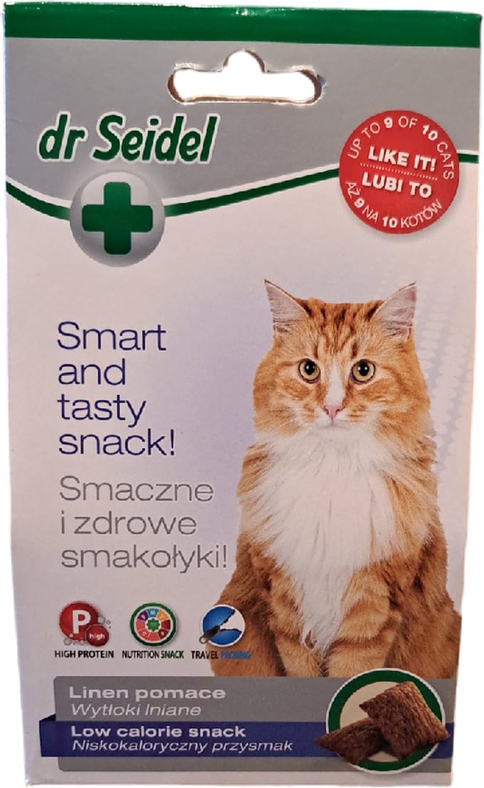 Dr. Seidel snacks voor katten - caloriearme snack
