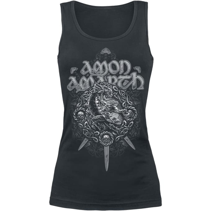 Amon Amarth Top - Ragnarok - S tot XXL - voor Vrouwen - zwart