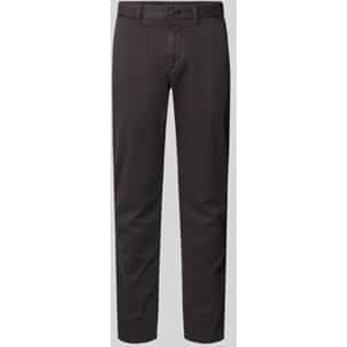 Shaped fit chino van katoenmix, model 'STIG'