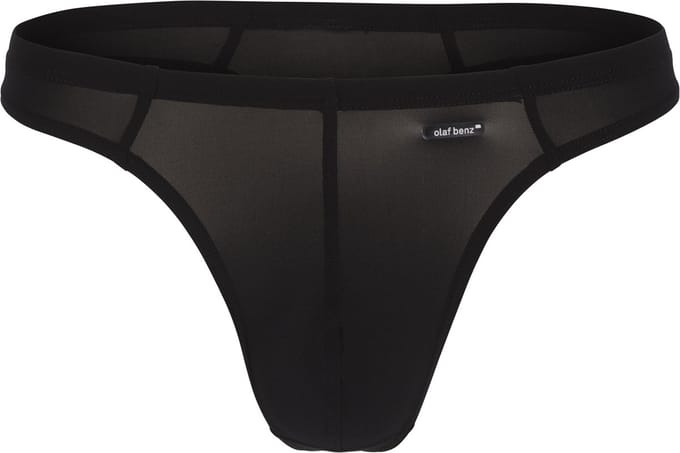Olaf Benz String - 8000 Black - maat M (M) - Heren Volwassenen - Polyamide- 1-06022-8000-M