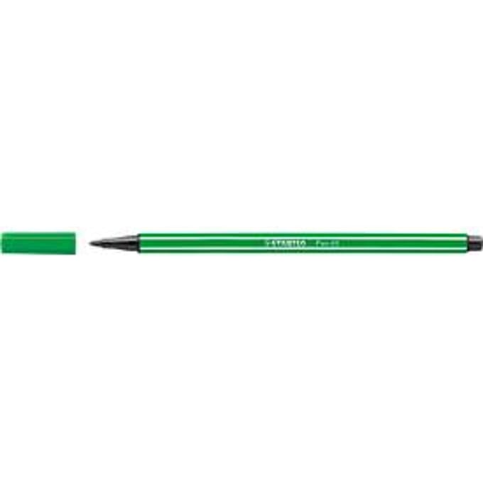 STABILO Pen 68 - Premium Viltstift - Smaragdgroen - Doos 10 stuks