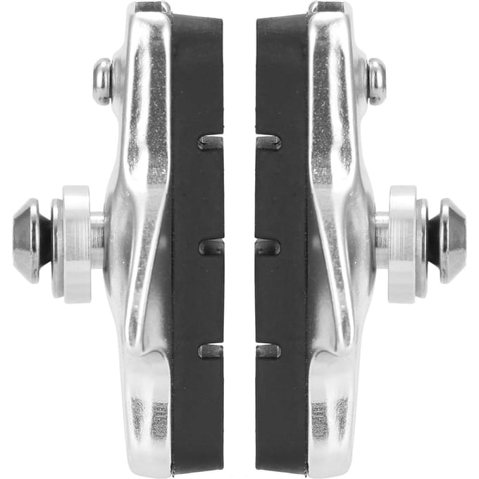 55mm Racefiets Fiets Rem Houder Schoenen Rubberen Pads Blokken Silver black