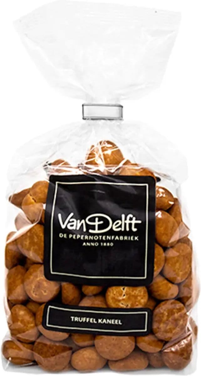 Van Delft - Truffel Kaneel Kruidnoten - 225gr - Chocolade pepernoten