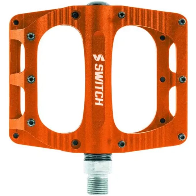 Paar aluminium pedalen met draadstiften Switch Freeride