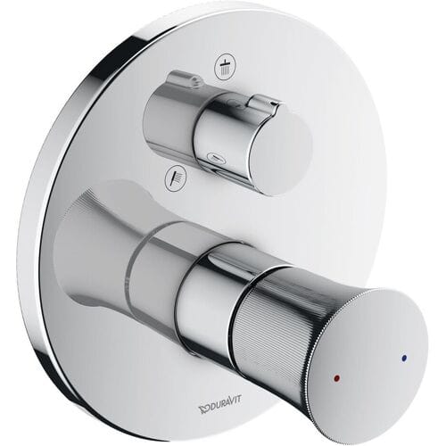 Duravit White Tulip single lever shower mixer with diverter valve WT4210012010