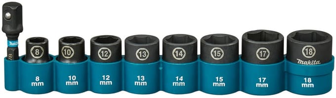 Makita E-16639 E-16639 Vierkant massief 10 mm (3/8 inch) Slagmoer 3/8 (10 mm)